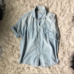 Madewell chambray denim courier shirt